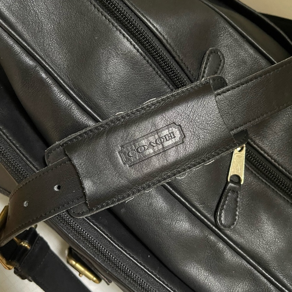 Authentic Coach leather travel bag Unisex - Picture 9 of 16